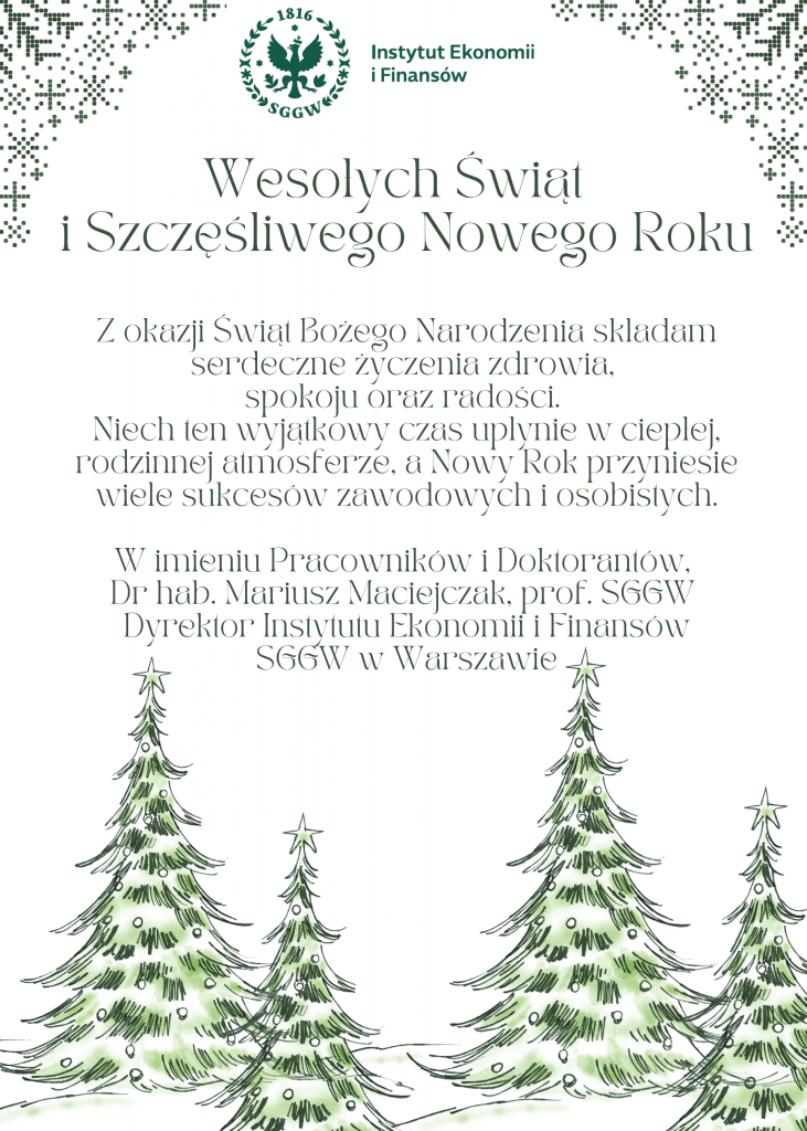 Życzenia na Boże Narodzenie i Nowy Rok 2025